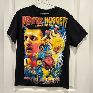 Original Backstock Co Denver Nuggets Champions AOP T Shirt